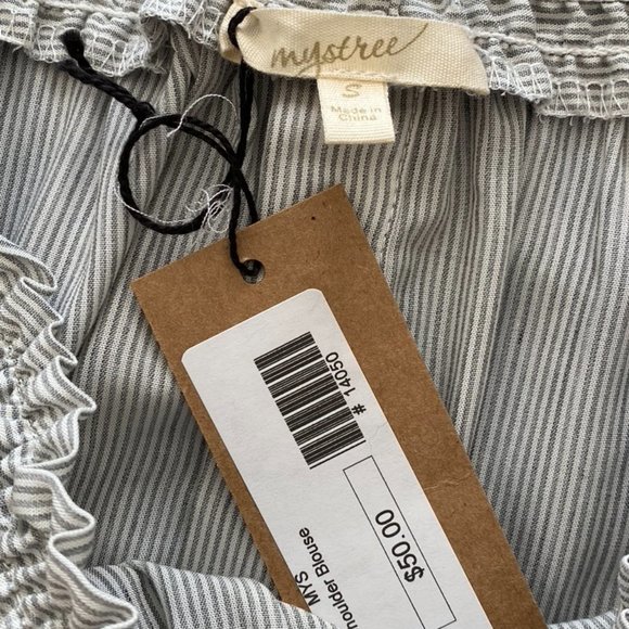 Mystree Long Sleeve, Top, Sz Small, NWT - Picture 4 of 4